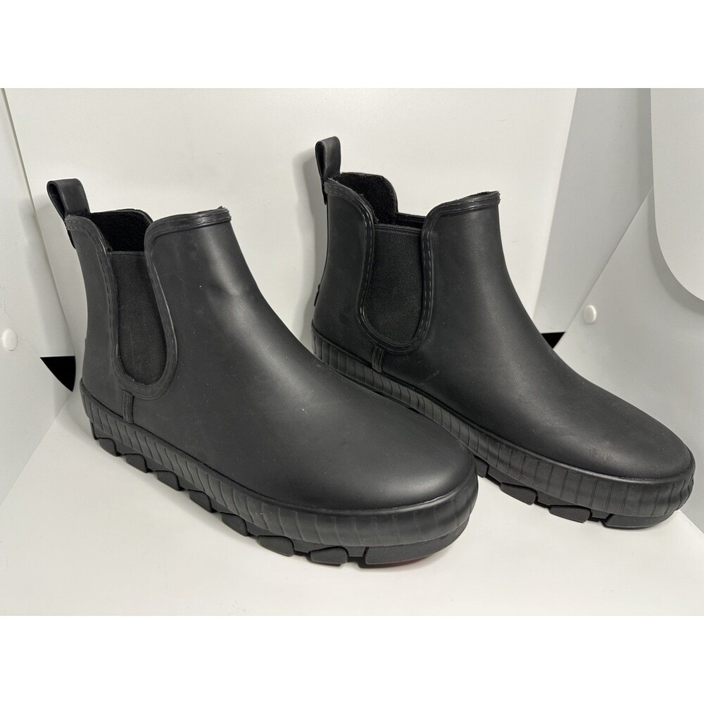 Sperry Womens Size 9.5 Torrent Rubber Waterproof Chelsea Rain Ankle Boots SCUFFS